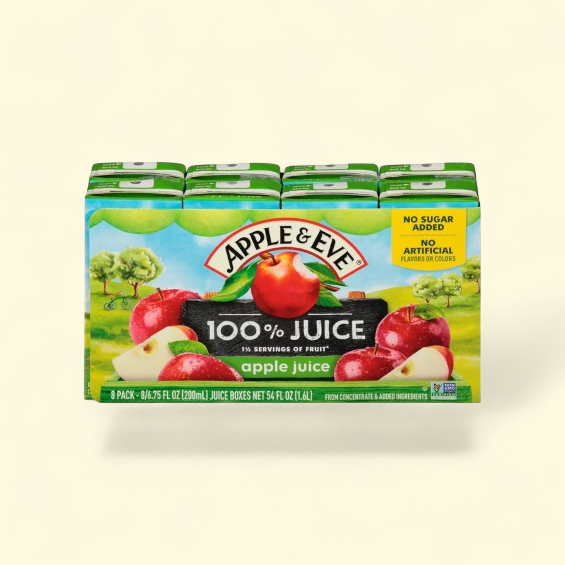 Apple & Eve 100% Apple Juice, 6.75 fl oz, 8 Count — authentic US product shipped worldwide by Treatspree