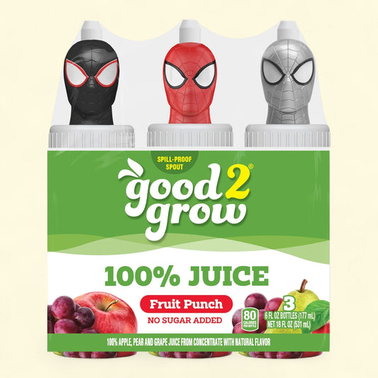 good2grow 100% Fruit Punch Juice, 6oz, 3 pack