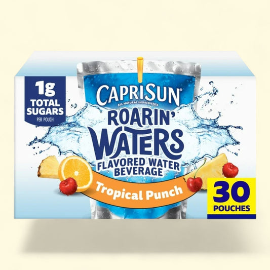 Capri Sun Roarin' Waters Tropical Tide, 30 Ct Box, 6 fl oz