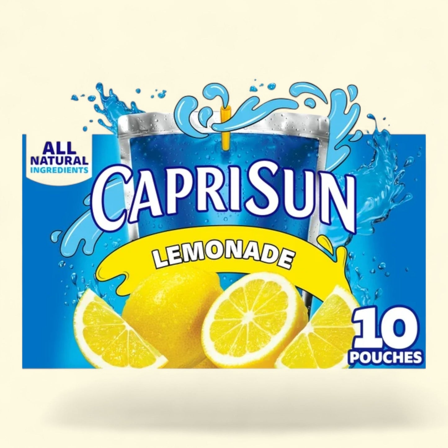Capri Sun Lemonade Juice, 10 Ct Box, 6 fl oz