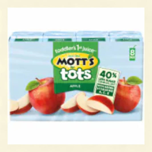 Mott's for Tots Apple Juice Boxes, 8.45 oz, 6 count