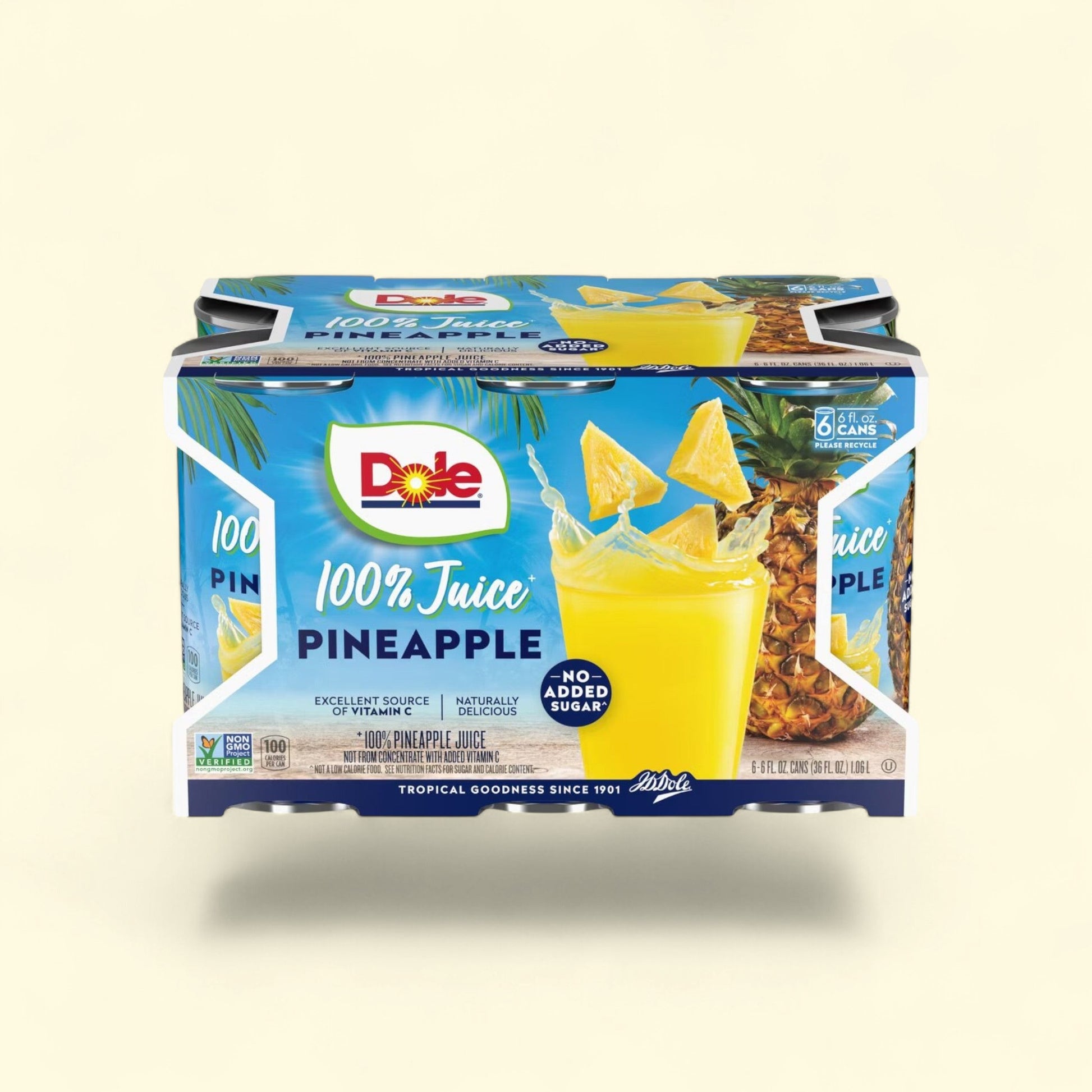 Dole Pineapple Juice, 6pk/6 fl oz — authentic US product shipped worldwide by Treatspree