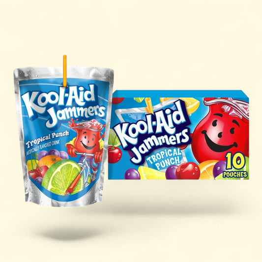 Kool-Aid Jammers Tropical Punch Juice Boxes, 10pk/6 fl oz