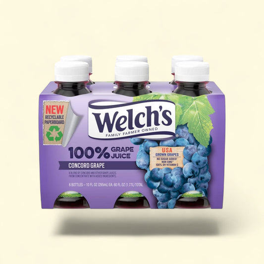 Welch's Concord Grape Juice, 6pk/10 fl oz — authentic US product shipped worldwide by Treatspree