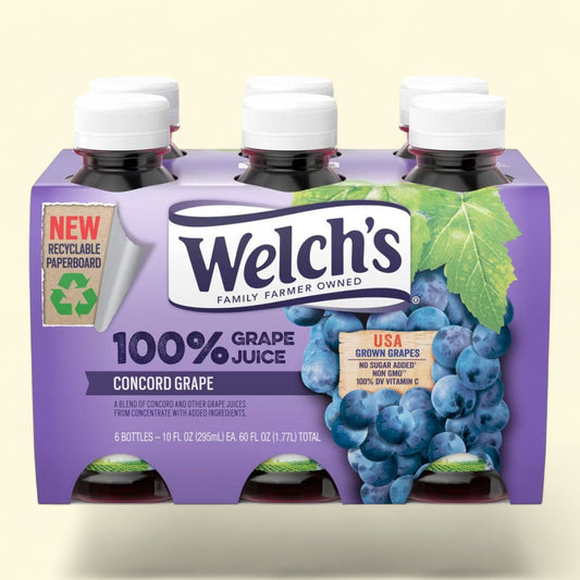 Welch's Concord Grape Juice, 6pk/10 fl oz