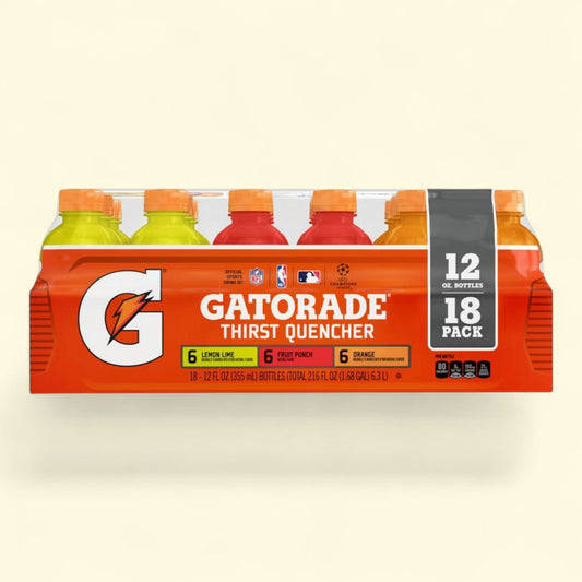 Gatorade Sports Drink, Mixed Flavors, 18pk/12 fl oz