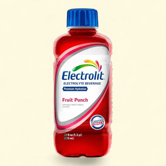 Electrolit Fruit Punch Electrolyte Hydration Beverage, 21 fl oz Bottle