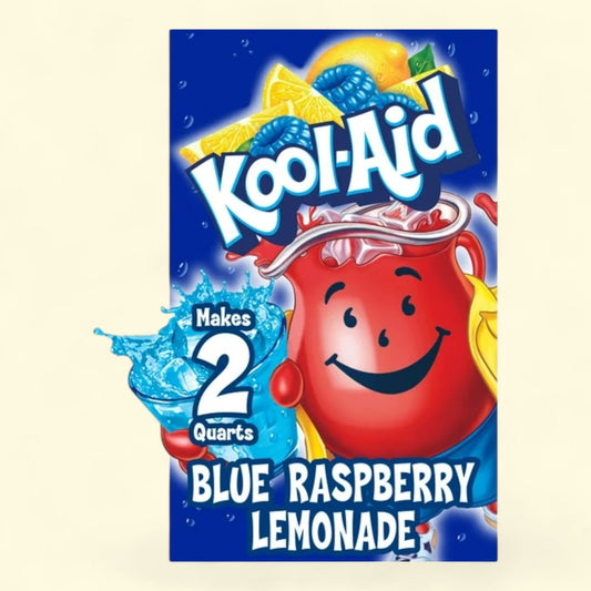 Kool-Aid Blue Raspberry Lemonade Drink Mix, 0.22 oz.