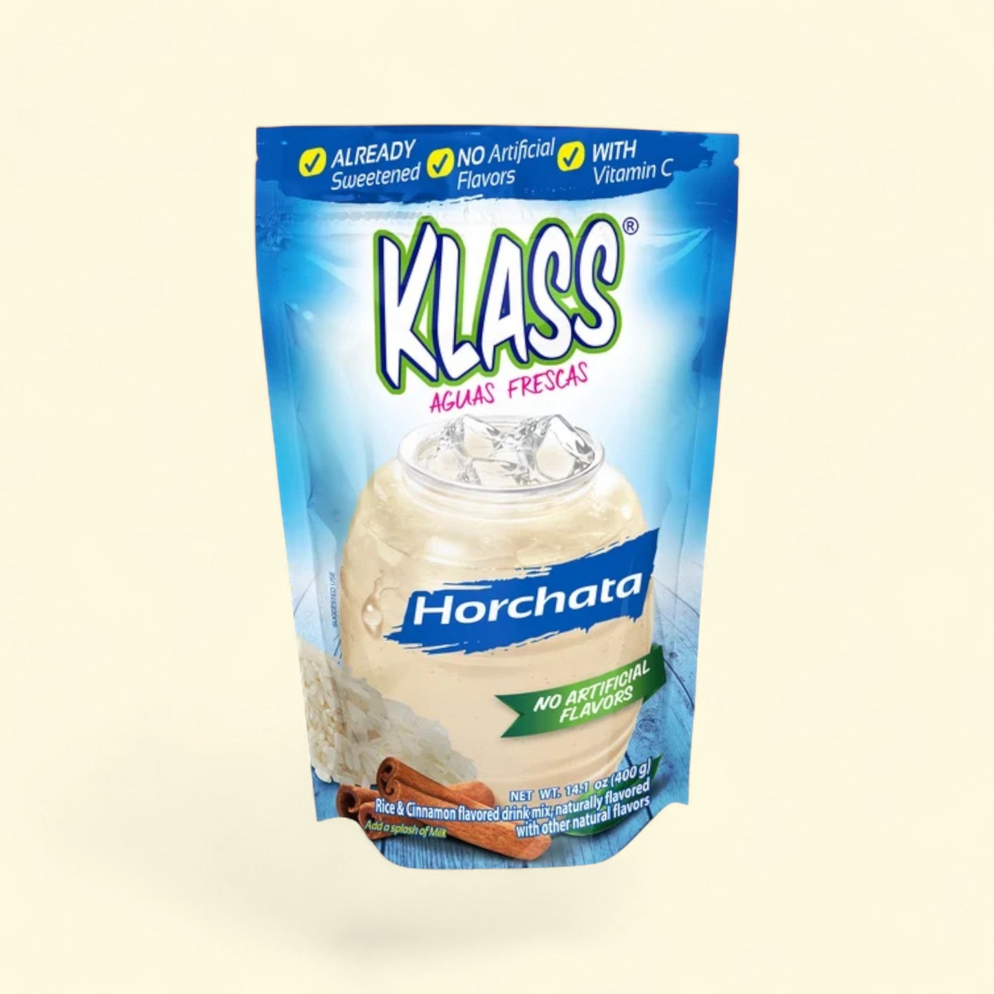 Klass Aguas Frescas Horchata, 14.1oz — authentic US product shipped worldwide by Treatspree