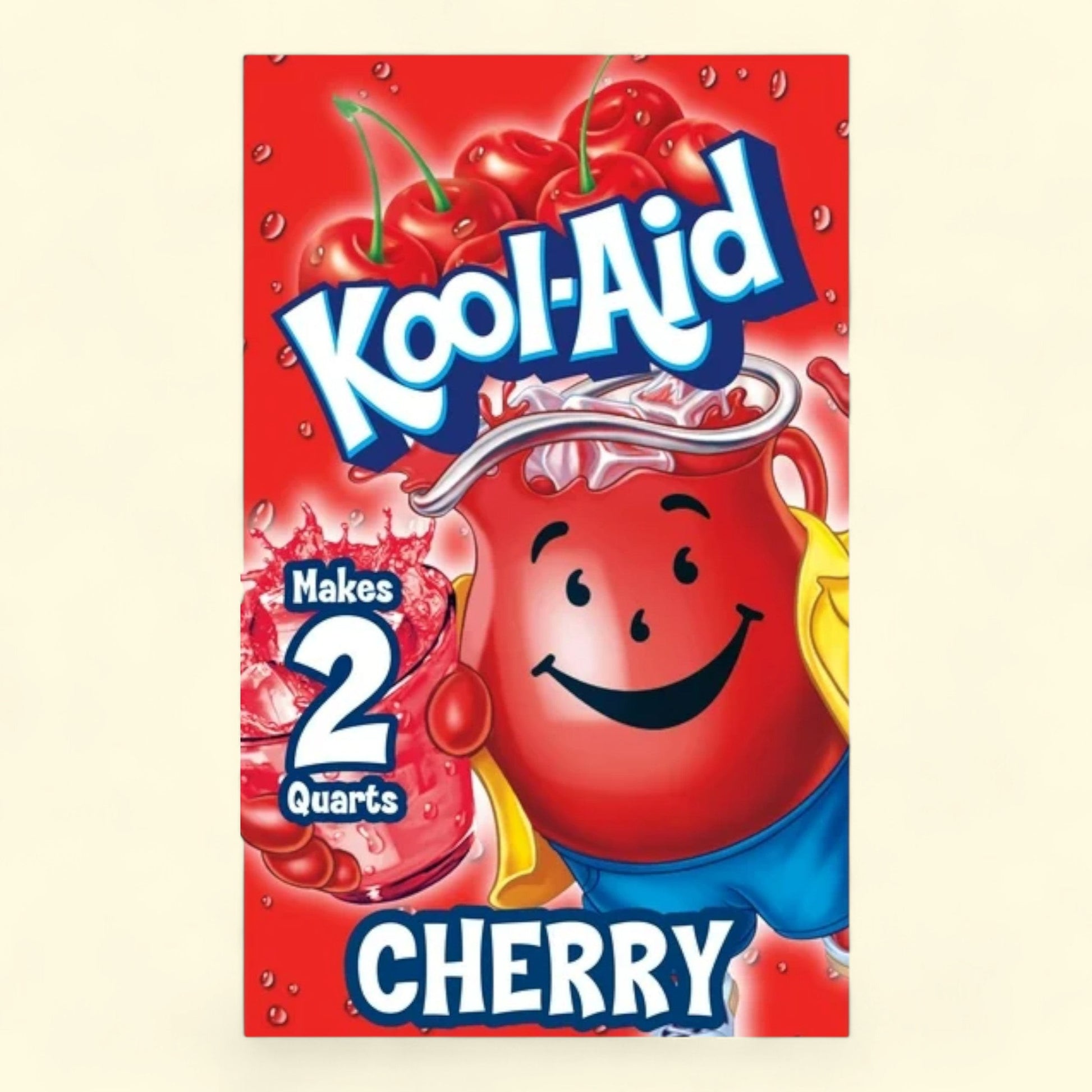 Kool-Aid Cherry Soft Drink Mix, 0.13 oz — authentic US product shipped worldwide by Treatspree