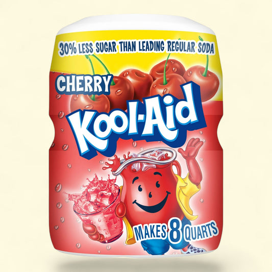 Kool-Aid Cherry Soft Drink Mix, 19 oz Canister
