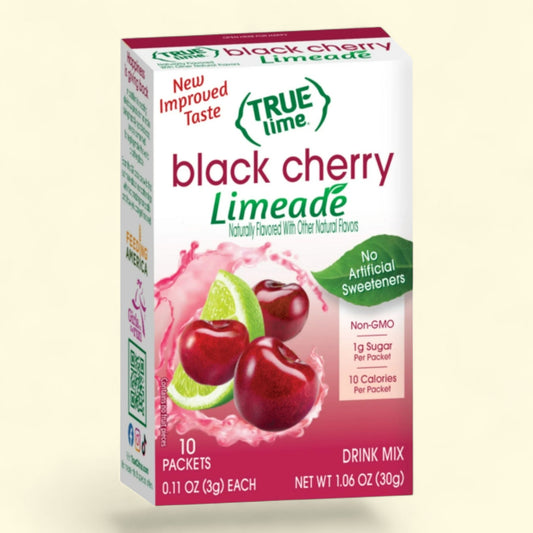 True Lime Black Cherry Limeade Drink Mix Powder, 1.06 oz.