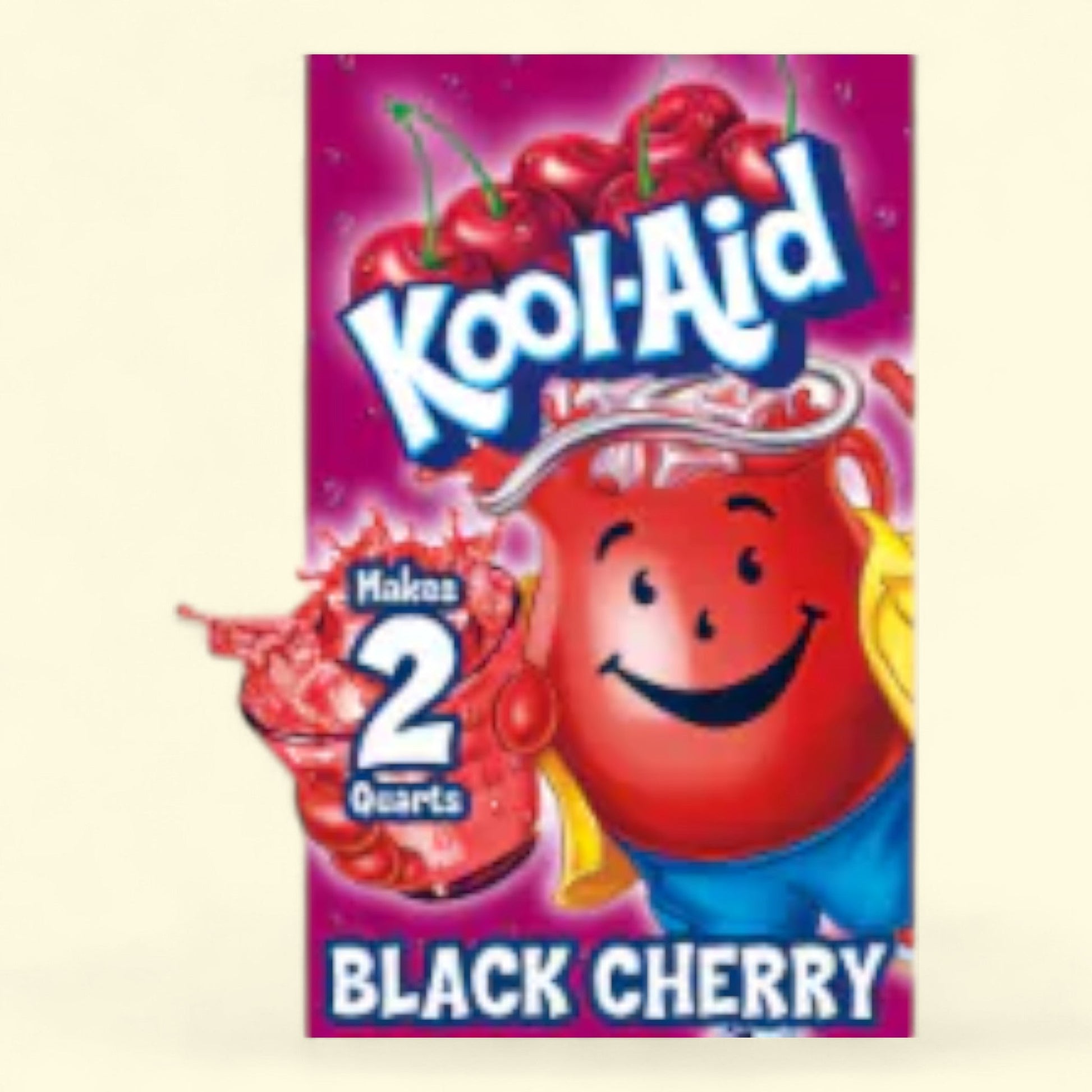 Kool-Aid Black Cherry Drink Mix, Zero Sugar, 0.13 oz — authentic US product shipped worldwide by Treatspree