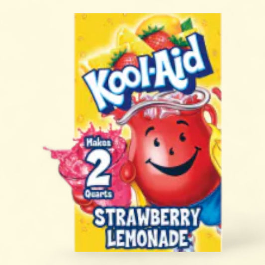 Kool-Aid Zero Sugar Strawberry Lemonade Drink Mix, 0.19 oz