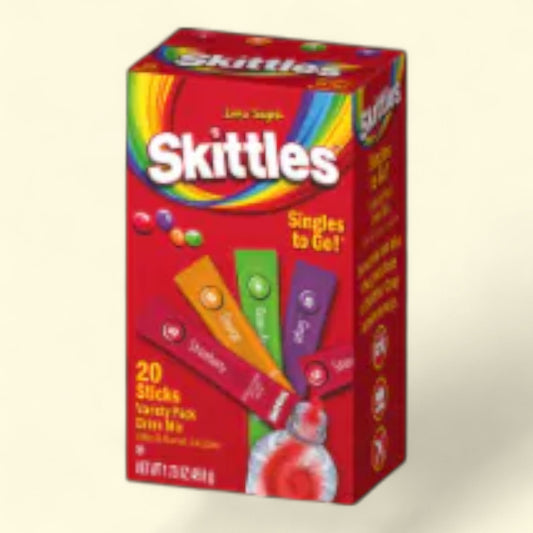 Skittles Singles to Go! Variety Pack, Drink Mix Packets 20 Packets