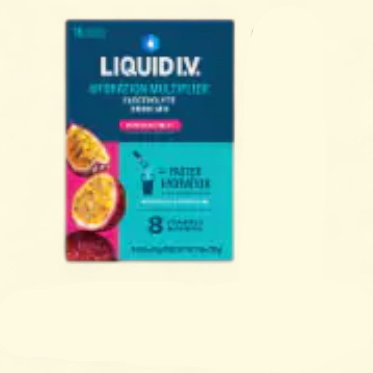 Liquid I.V. Hydration Multiplier Electrolyte Passion Fruit Drink Mix Packets, 15 ct