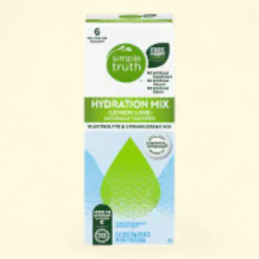 Simple Truth Electrolyte Lemon Lime Drink Mix Packets, 6 packets