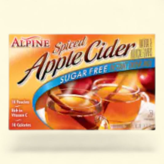 Alpine Sugar Free Spiced Apple Cider Drink Mix, 10 count