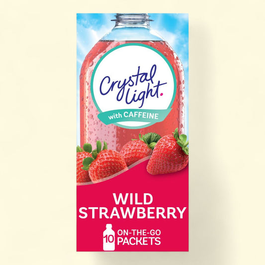 Crystal Light Energy Wild Strawberry Drink Mix, 10pk/0.11oz