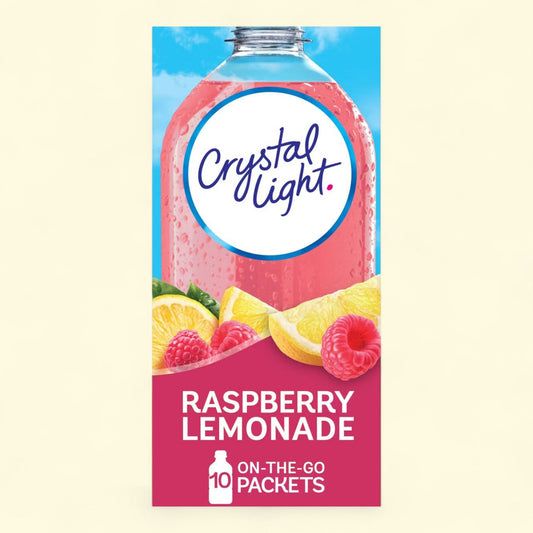 Crystal Light Raspberry Lemonade Drink Mix, 10pk/0.08oz