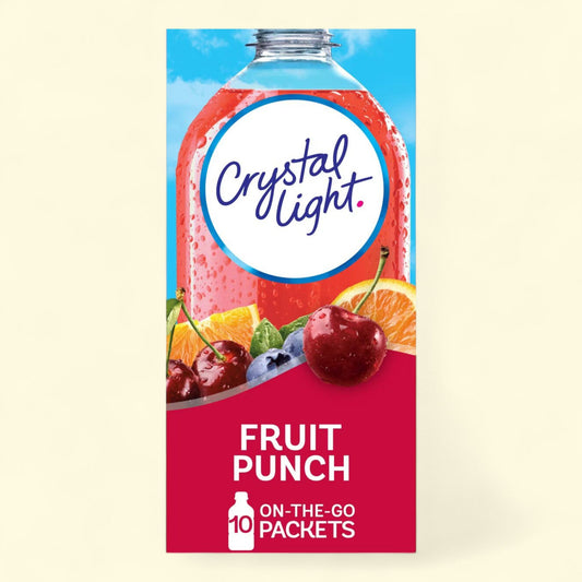 Crystal Light Fruit Punch Drink Mix, 10pk/0.09oz