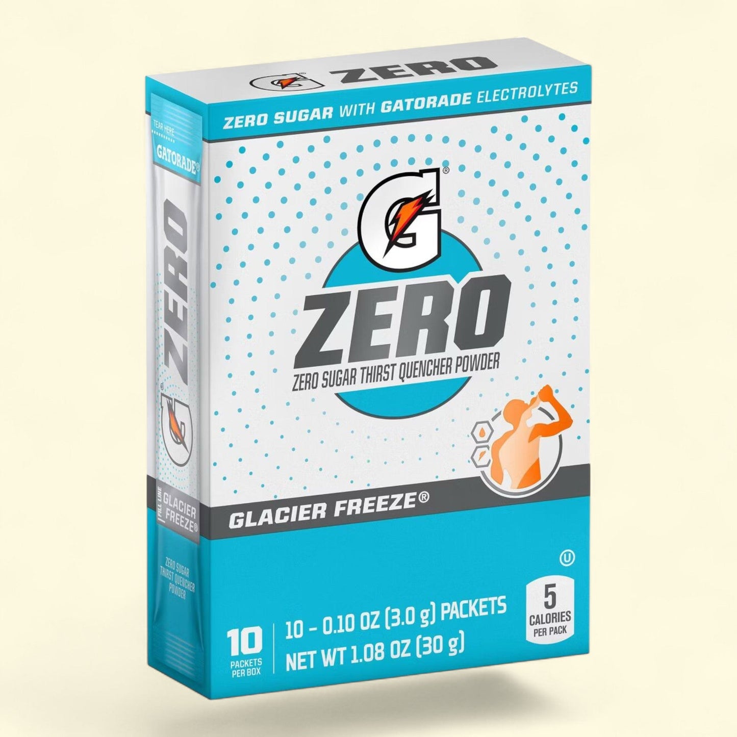 Gatorade GZERO Sports Drink Mix, 1.08oz