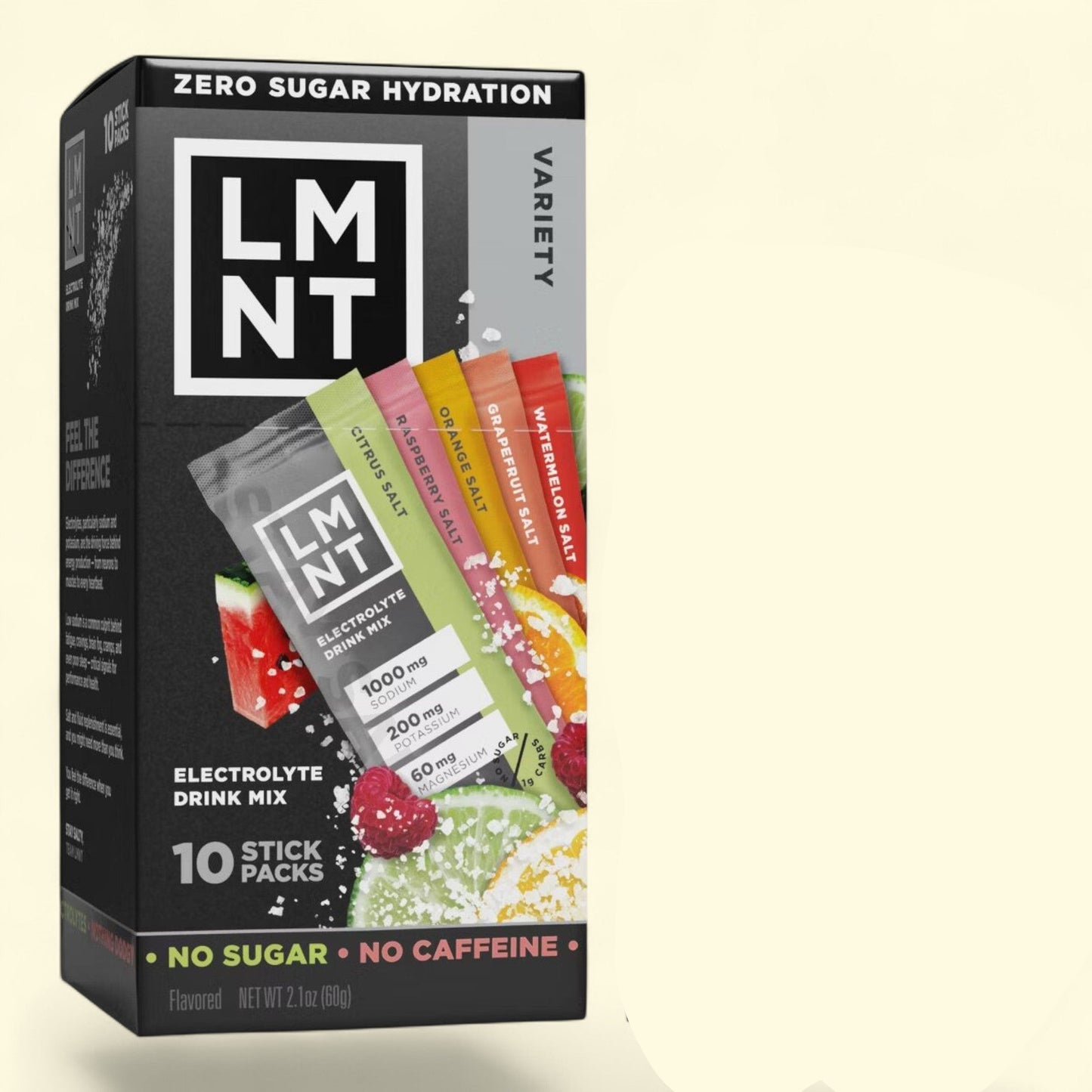 LMNT Electrolytes Sports Drink, Variety Pack, 2.1oz/10ct