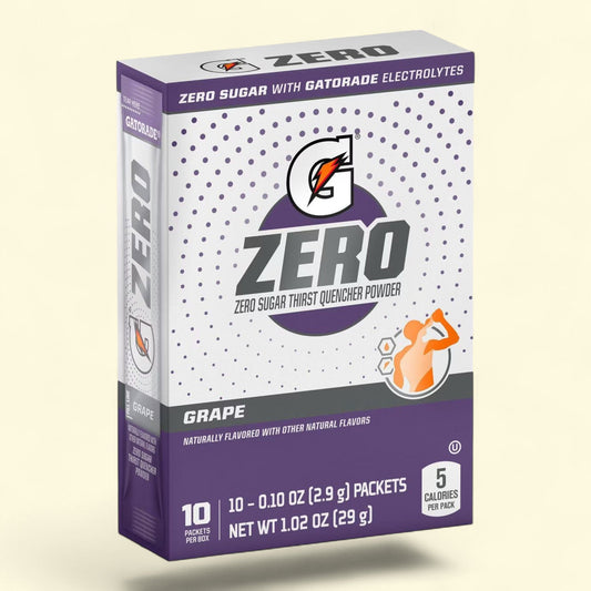 Gatorade G Zero Grape Sport Mix, 10pk/0.084oz
