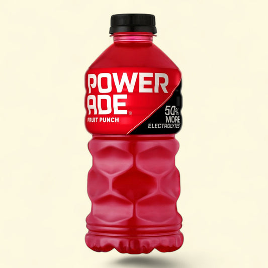 POWERADE Fruit Punch Sport Drink, 28 fl oz — authentic US product shipped worldwide by Treatspree