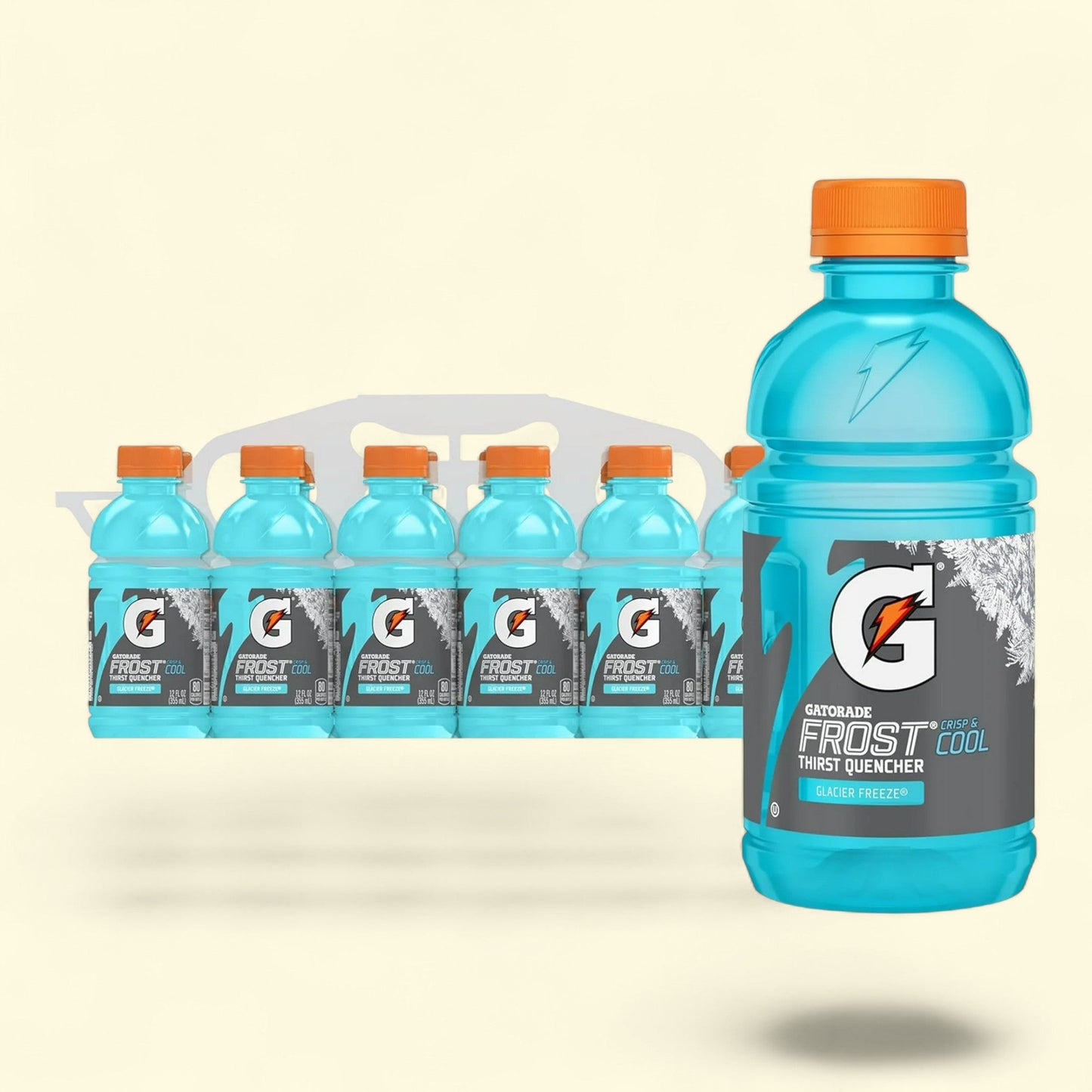 Gatorade Frost Thirst Quencher Glacier Freeze Sports Drink, 12 fl oz, 12 Count