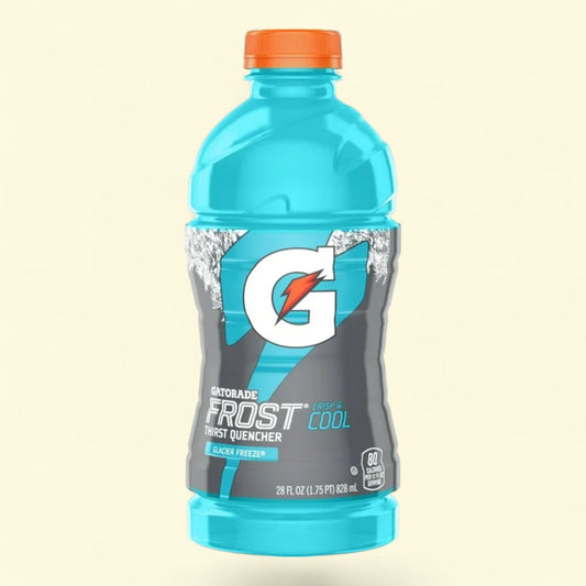Gatorade Frost Thirst Quencher, Glacier Freeze, 28 fl oz Bottle