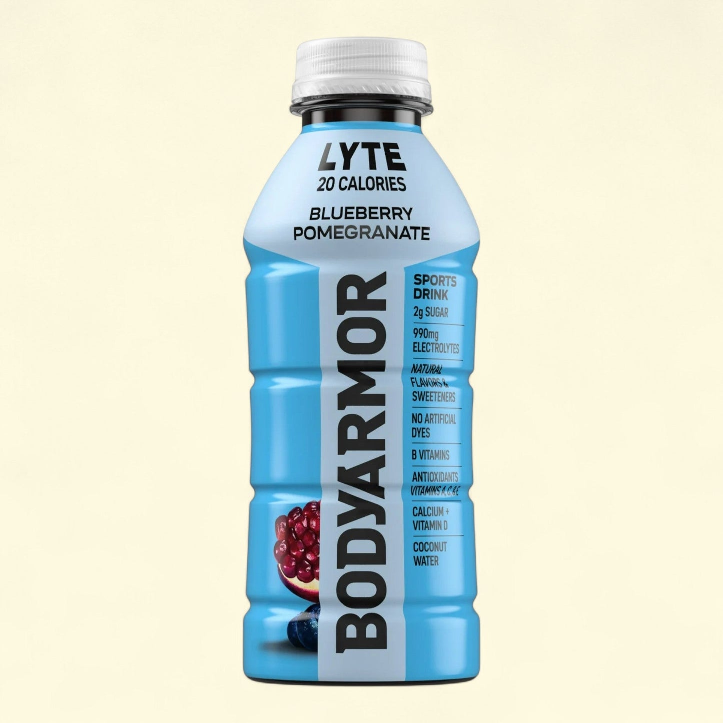 BODYARMOR Lyte Blueberry Pomegranate Sports Drink, 16 fl oz Bottle