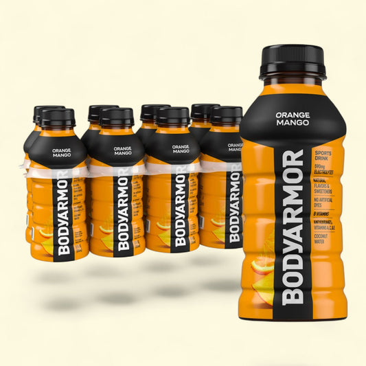 BODYARMOR Orange Mango Sports Drink, 12 fl oz, 8 Pack