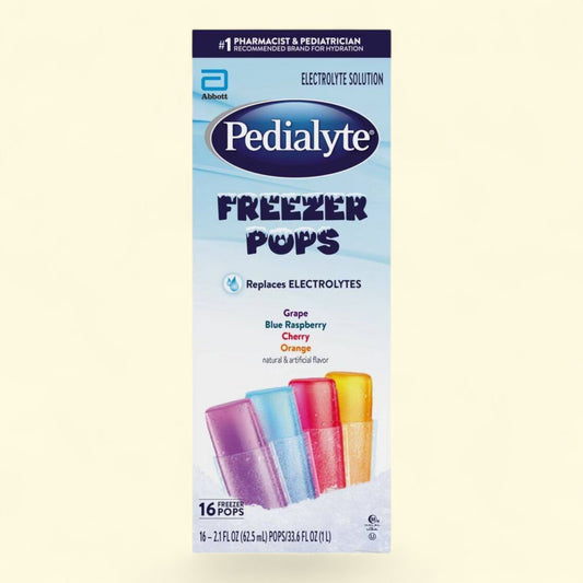Pedialyte Electrolyte Solution Freezer Pops, 33.6 fl oz