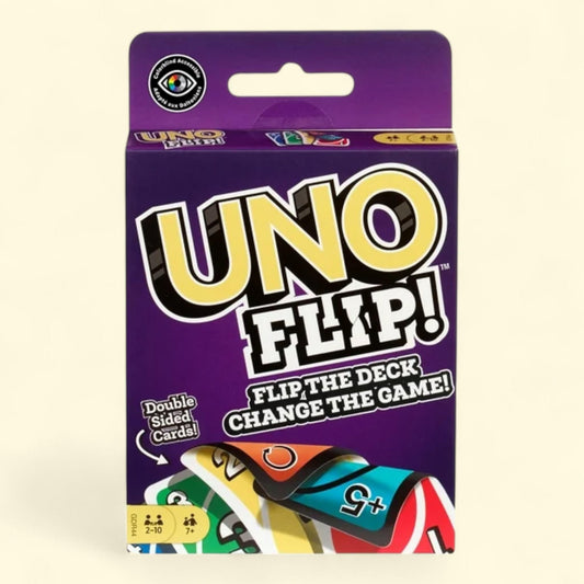UNO Flip! Card Game, Double-Sided Cards, Light & Dark, for Kids, Adults & Family Night, 1 ct