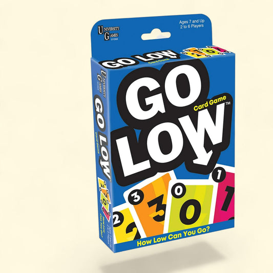 University Games, Go Low Card Game, 2 to 6 Players, Ages 7+