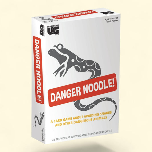 University Games Danger Noodle Card Game, 2 to 8 Players, Ages 12+