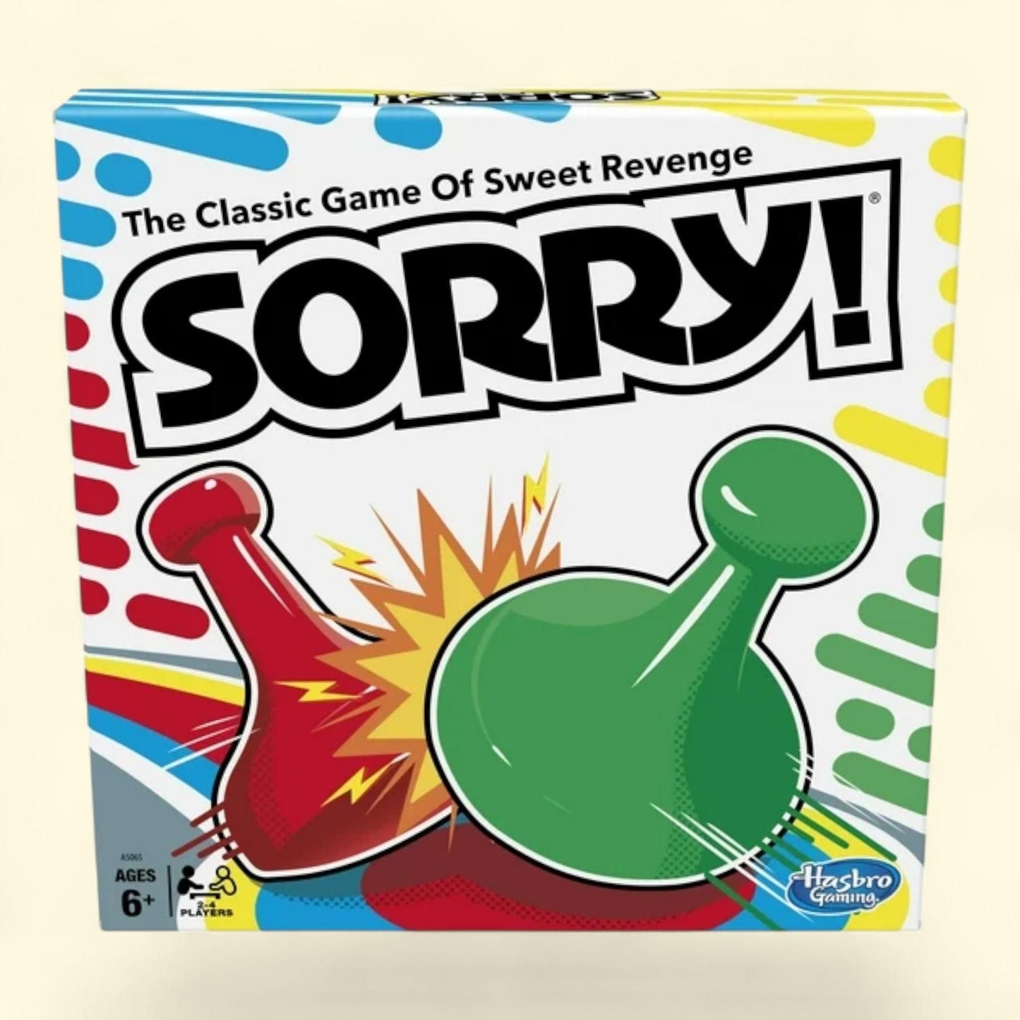Hasbro Sorry! Board Game, 6 and Up, 4 Pawns