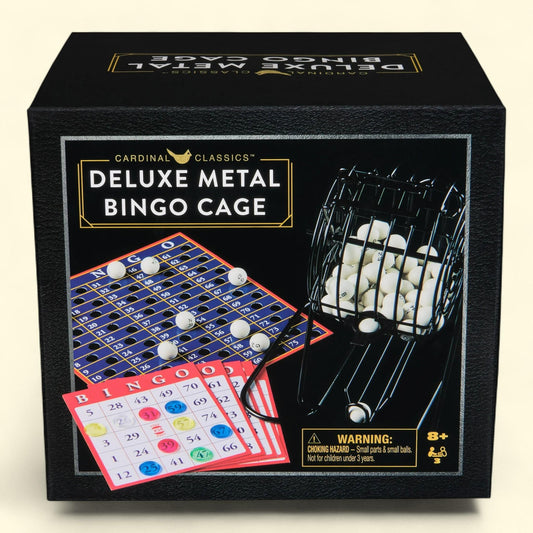 Spin Master Games, Cardinal Classics, Deluxe Metal Bingo Game Cage, Ages 8 and up