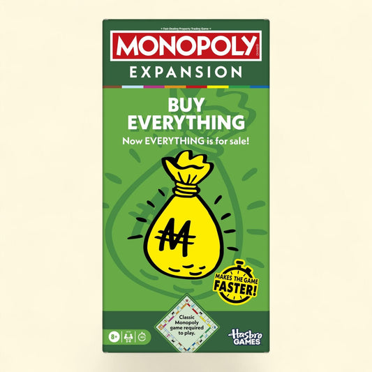 Monopoly Buy Everything Expansion, Add to Classic Monopoly Board Game, 1 ct