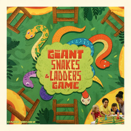 Pressman Giant Snakes and Ladders, 1 ct