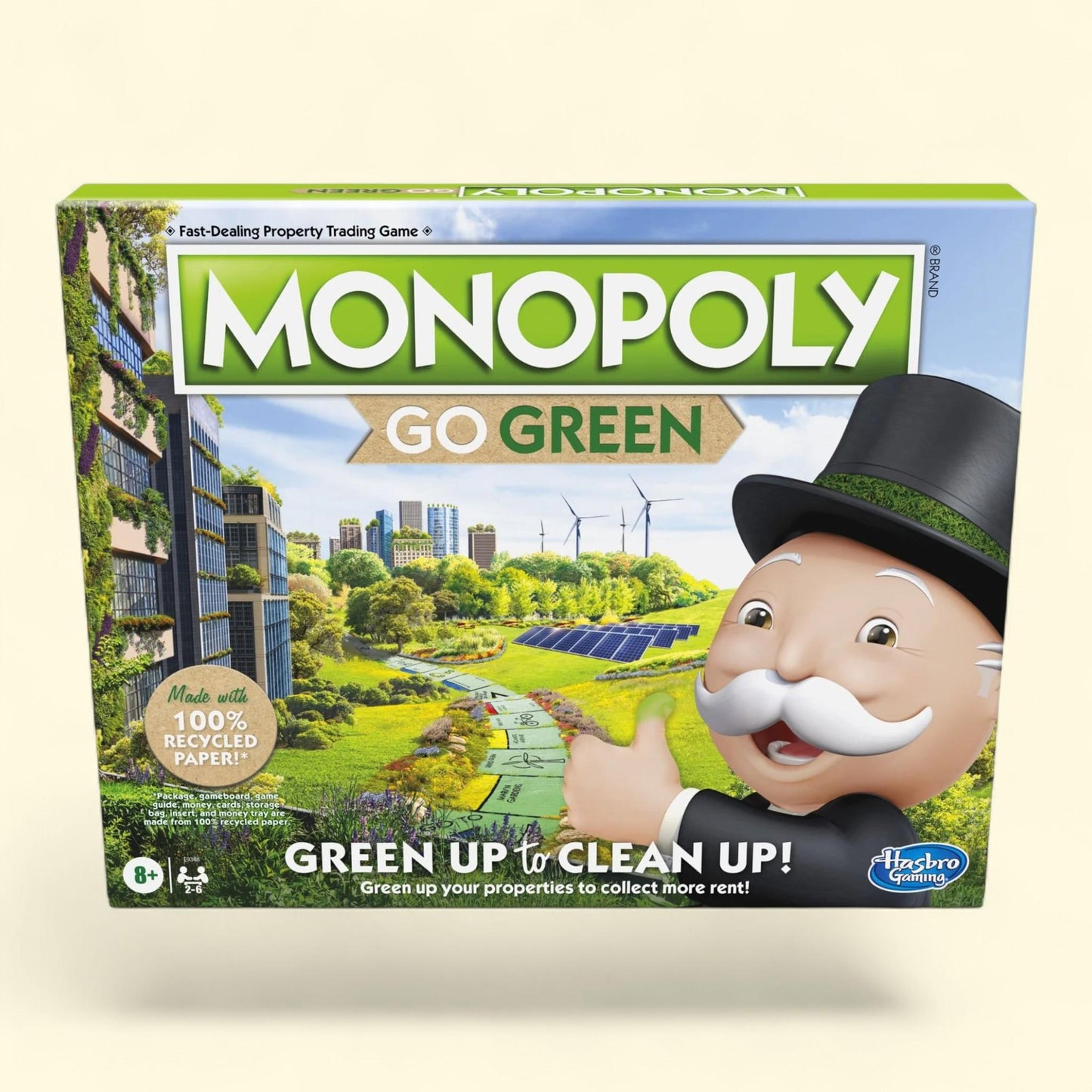 Monopoly: Go Green Edition Board Game, Ages 8+