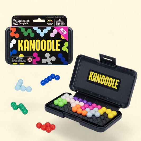 Educational Insights Kanoodle 3D Brain Teaser Puzzle Game, Set of 12, Ages 7+