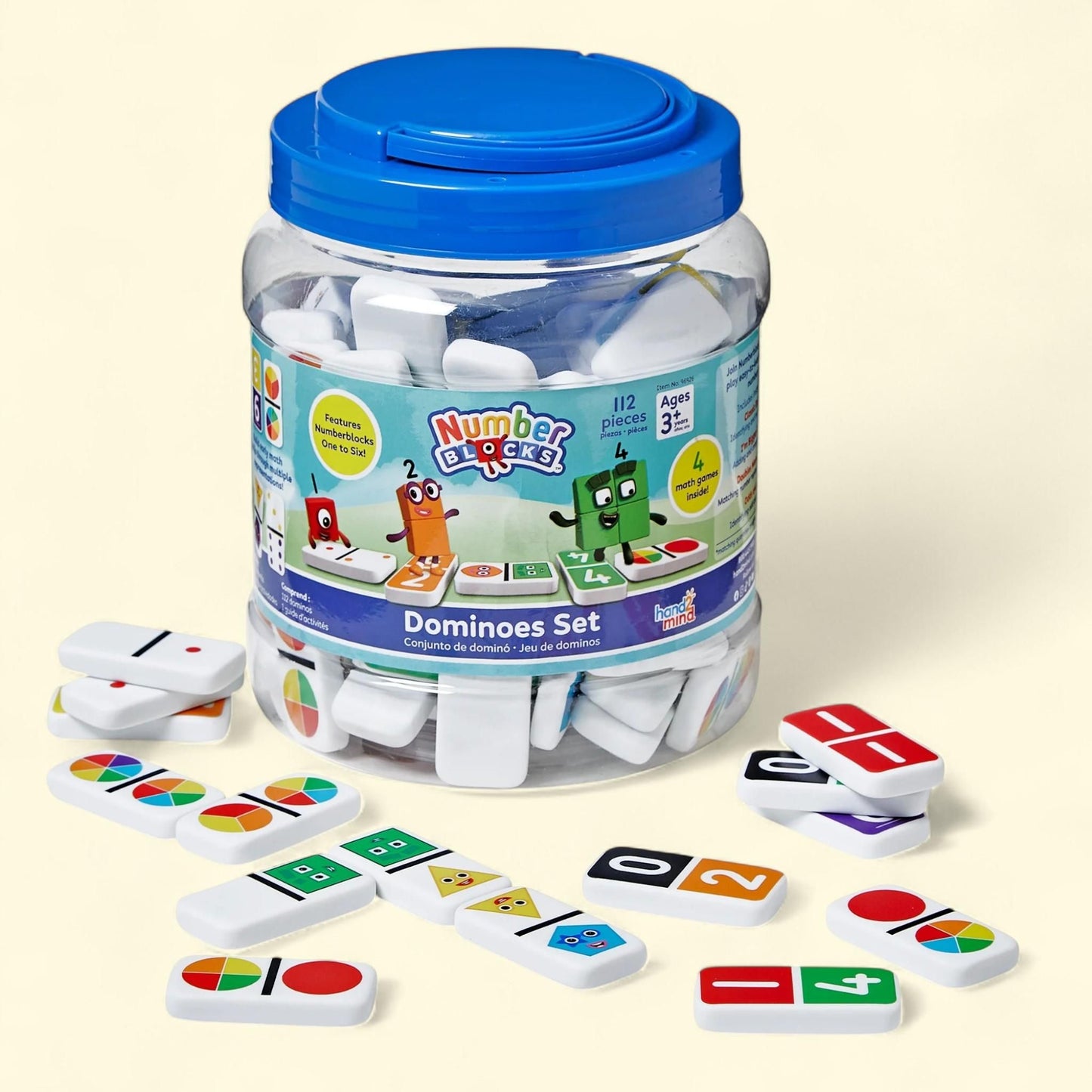 hand2mind Numberblocks Dominoes Set, 112 Pieces, 1 count