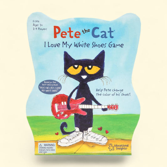 Educational Insights Pete The Cat I Love My White Shoes Game, Toddlers & Preschoolers, Ages 3+
