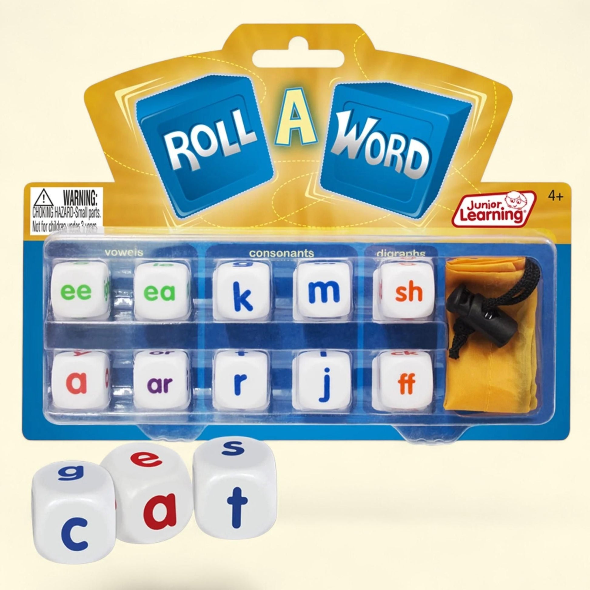 Junior Learning Roll A Word Game, 1 count — authentic US product shipped worldwide by Treatspree