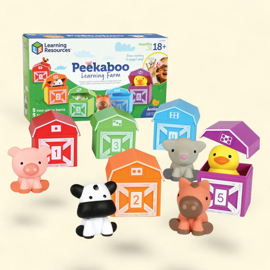 Learning Resources Peekaboo Learning Farm, 18 months, 1 count