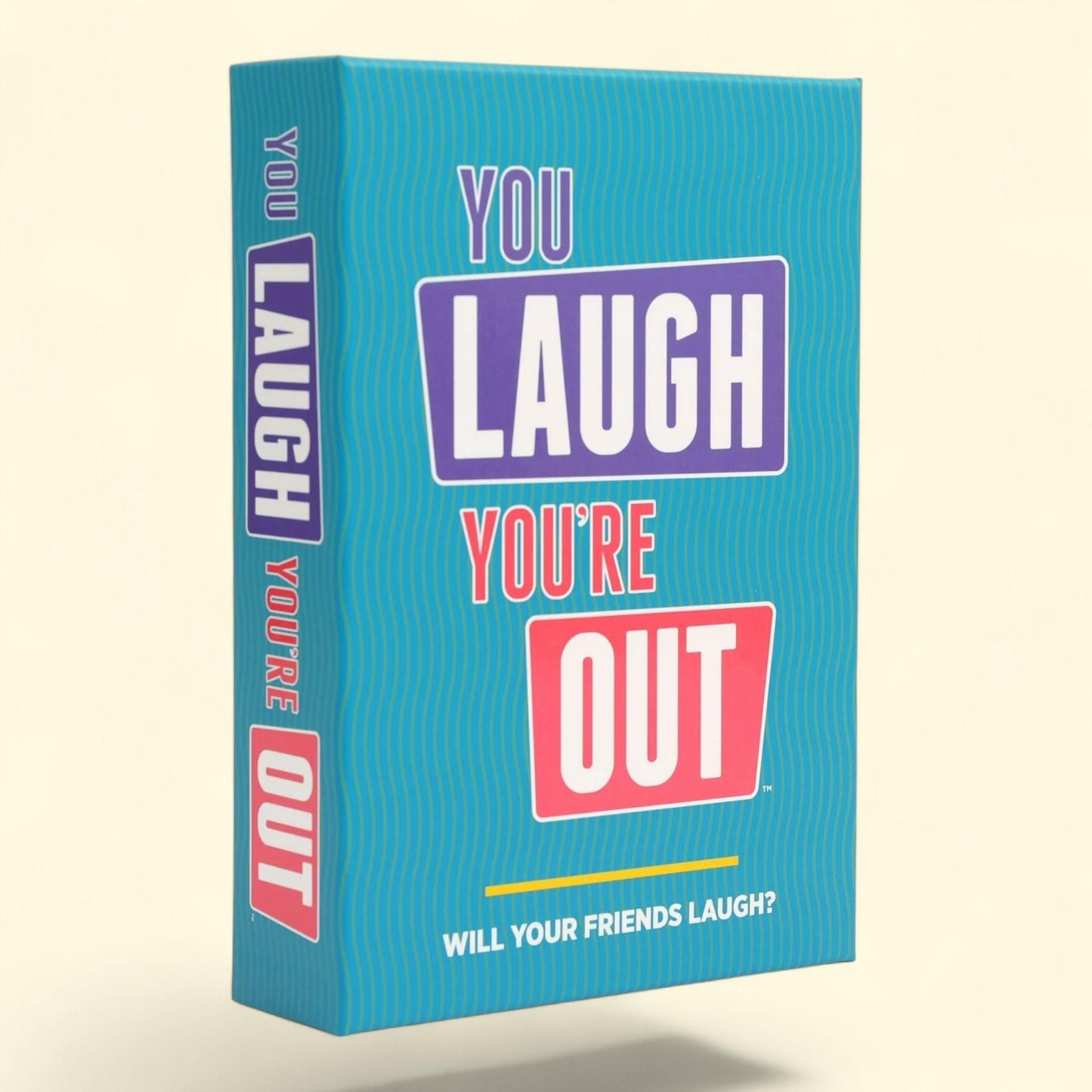 You Laugh You're Out, Family Party Game, Great for Big Groups & Kids, 1 count