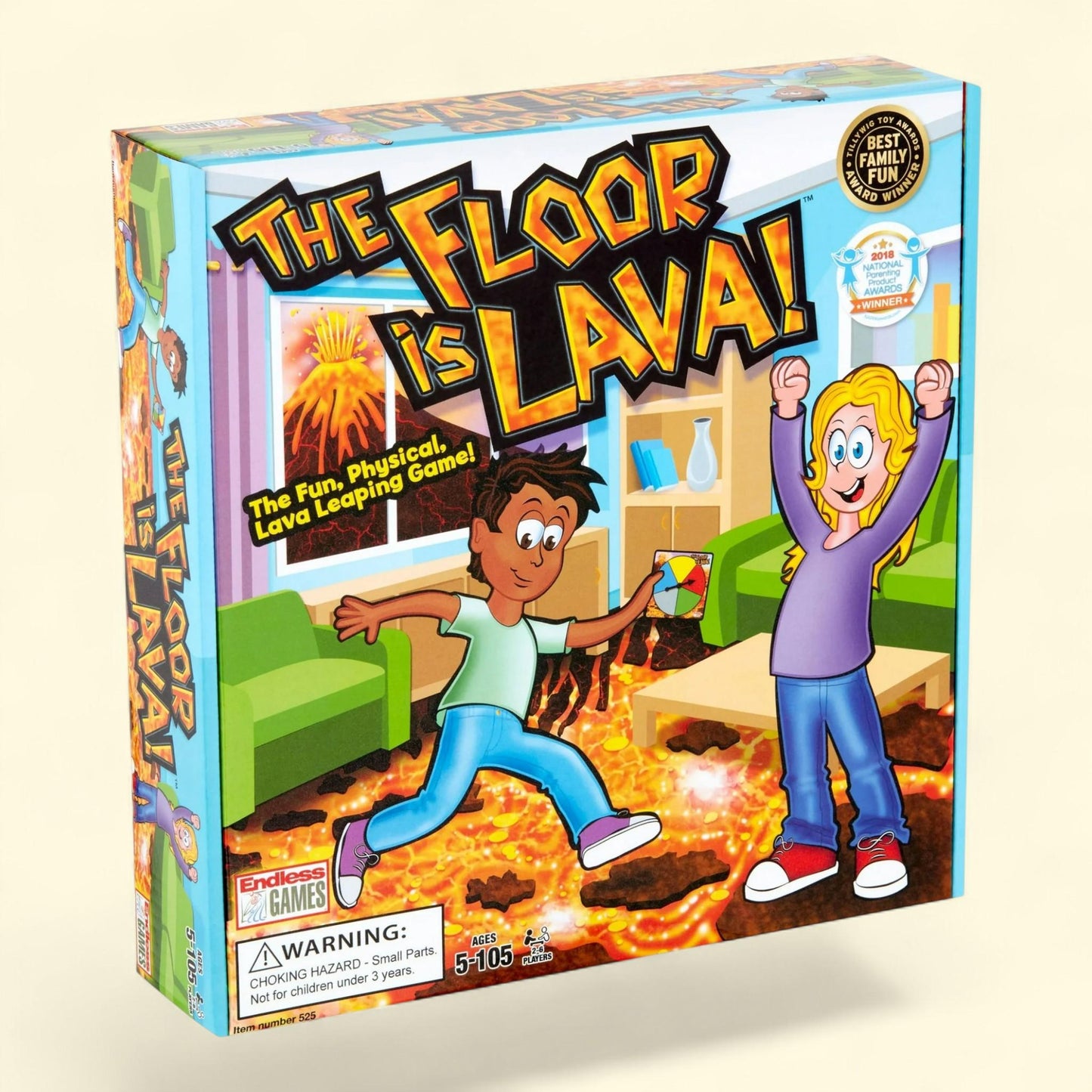 Endless Games The Floor is Lava Leaping Game, Ages 5+