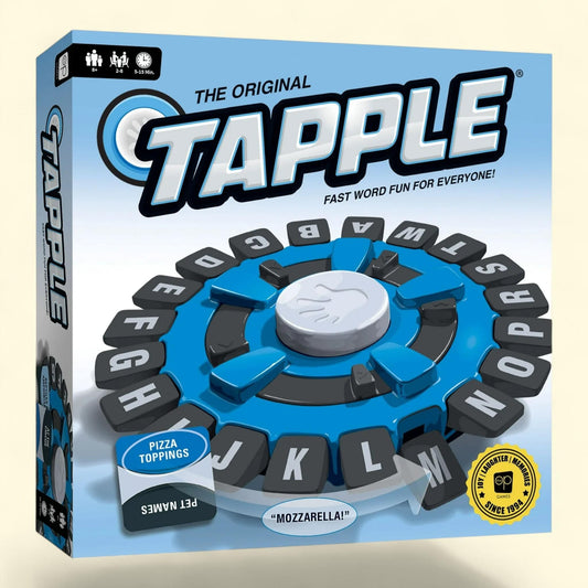 USAopoly Tapple Word Game, 2 - 8 Players Ages 8 and up